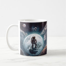 Café Astronauta no espaço caneca de cerâmica