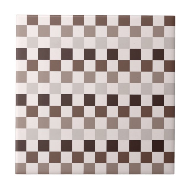 Cafe Au Lait checkerboard pattern (Frente)