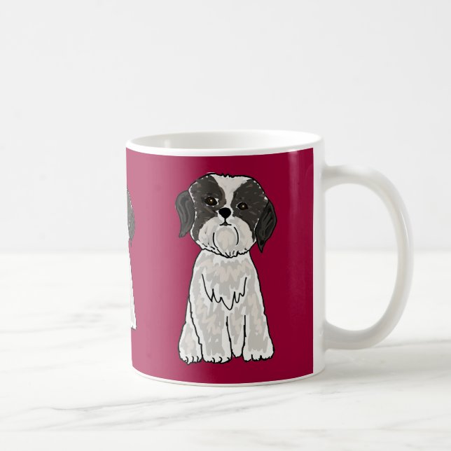 Café AY- caneca ou caneca de viagem de Shih Tzu (Direita)