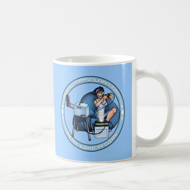 Café Azul 2 da caixa de Pandora da caneca de PMS (Direita)