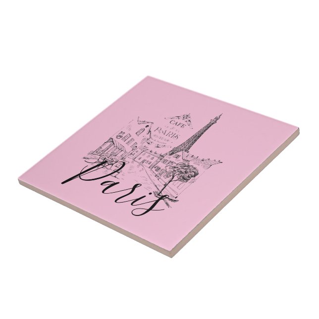 Café Azulejo Cerâmico de Paris (Lateral)