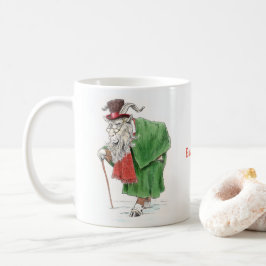 Café Baaa, farsa! Caneca da cabra de Ebeneezer Scrooge
