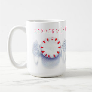 Café BALAS DE HORTELÃ CANECA ALTA BRANCA + Texto