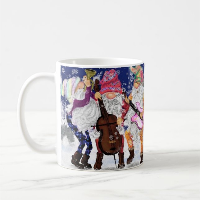 Café Banda dos Gnomos Musicais da Caneca de Natal - Div (Esquerda)
