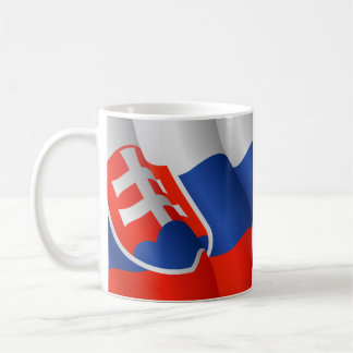 Café Bandeira da caneca de Slovakia