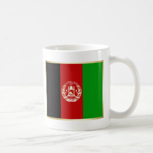 Café Bandeira de Afeganistão + Caneca do mapa