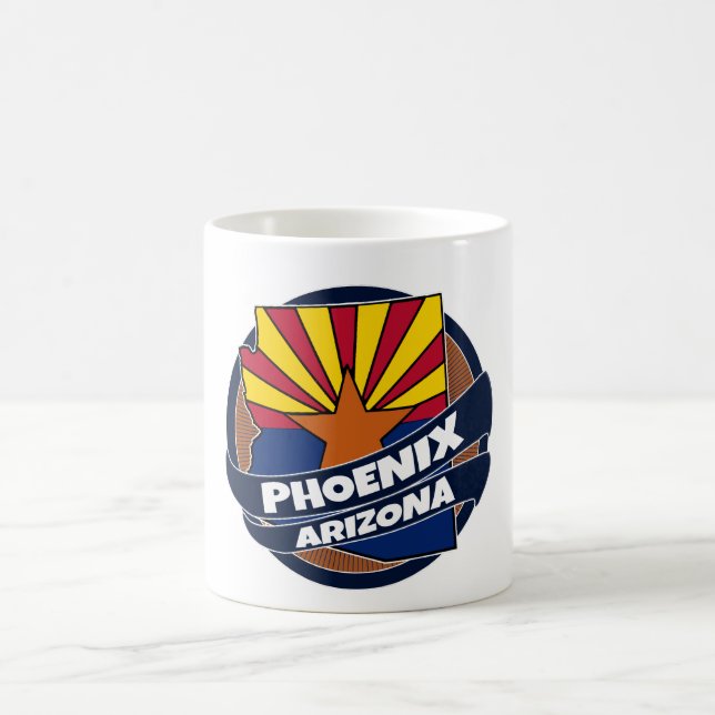 Café Bandeira de Arizona de Phoenix estourou caneca de  (Centro)