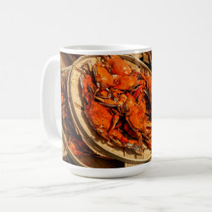 Café Banquete de caranguejo 11 oz ou caneca de 15 oz