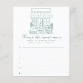 Cafe Bebe Baby shower Guess the sweet mess game