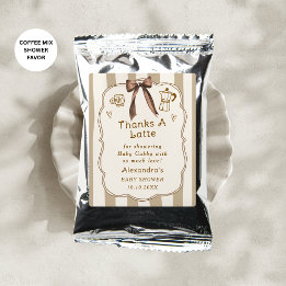 Cafe Bebe French Coffee Shop Baby Shower Favors