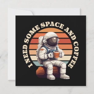 Café Bebendo astronauta