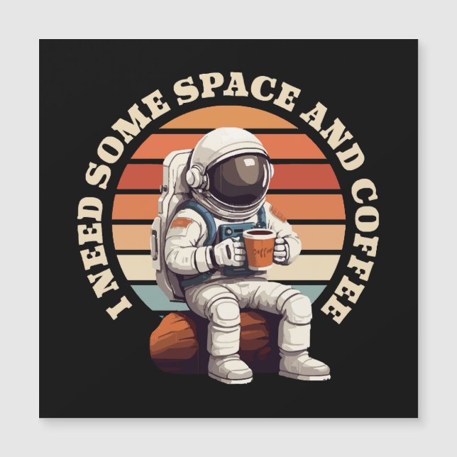 Café Bebendo astronauta (Frente)