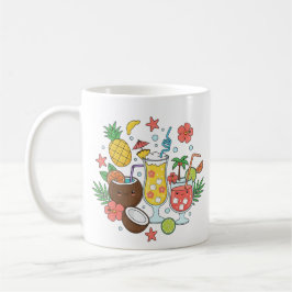 Café Bebidas Tropicais – Caneca de Cocktail de Verão Fo