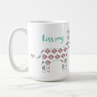 Café Beijo ocidental asteca de Boho minha caneca do