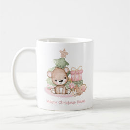 Café Bela caneca de Natal Personalizada