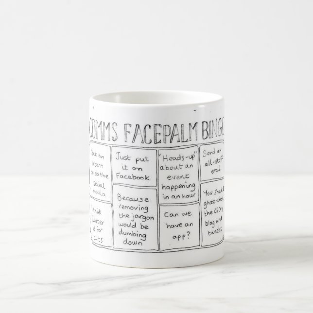 Café Bingo de Comms em volta de 1 caneca (Centro)
