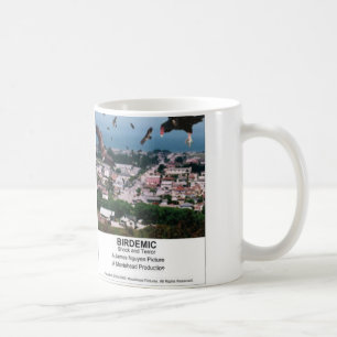 Café BIRDEMIC - Caneca de choque e do terror