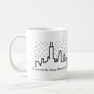 Café Blizzard 2011 de Chicago - caneca