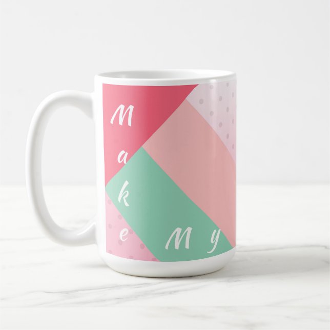 Café Bloqueios de cores fazem minha caneca de dia (Esquerda)