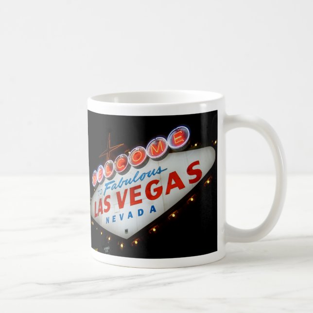 Café Boa vinda à caneca de Las Vegas (Direita)