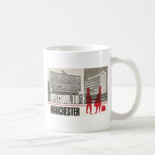 Café Boa vinda à caneca de Manchester