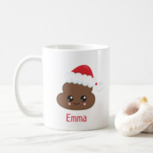Café Boca-Gata Emoji Personalizou A Caneca De Natal
