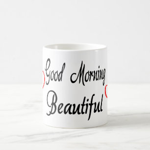 Café Bom Dia Belo Coração Vermelho Caneca de Amor