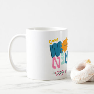 Café Bom Dia Sunshine – Design de Caneca Fofo e Colorid