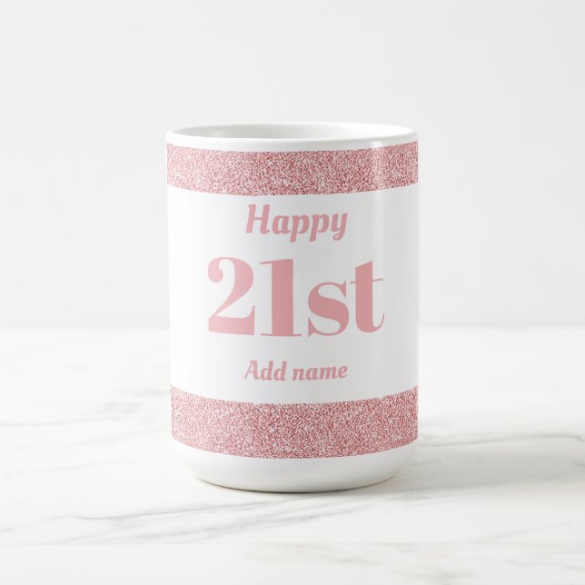 Café Bonito presente de caneca de aniversário personali (Centro)