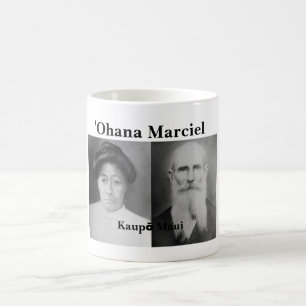 Café branco de Marciel do ʻOhana caneca do clássico d