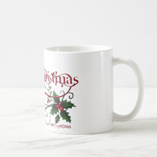 Café Branco de Terrier de monte de pedras caneca branca