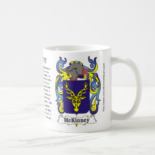 Café Brasão da família de McKinney em uma caneca