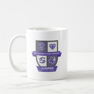 Café Brasão de Aniversário de Câncer™ para Caneca de 22