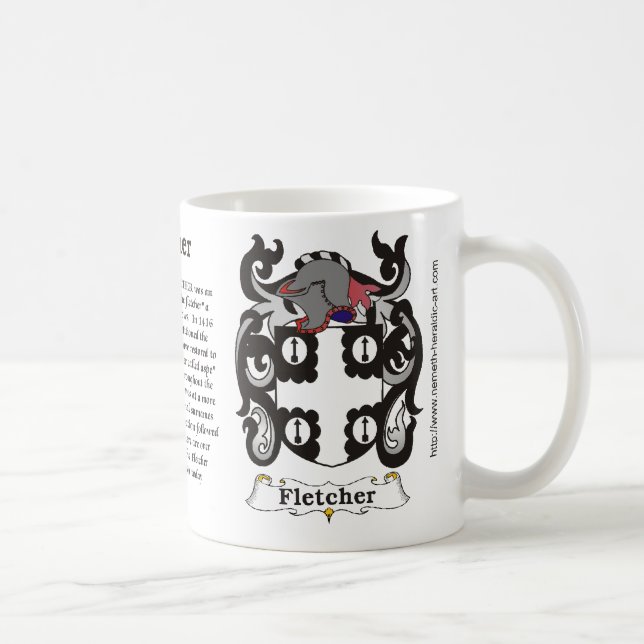 Café Brasão de Fletcher em uma caneca (Direita)
