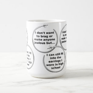 Café Brincos Ajustam-se de Forma Engraçada Caneca