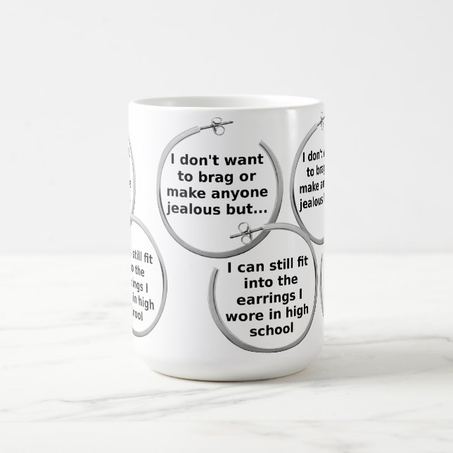 Café Brincos Ajustam-se de Forma Engraçada Caneca (Centro)