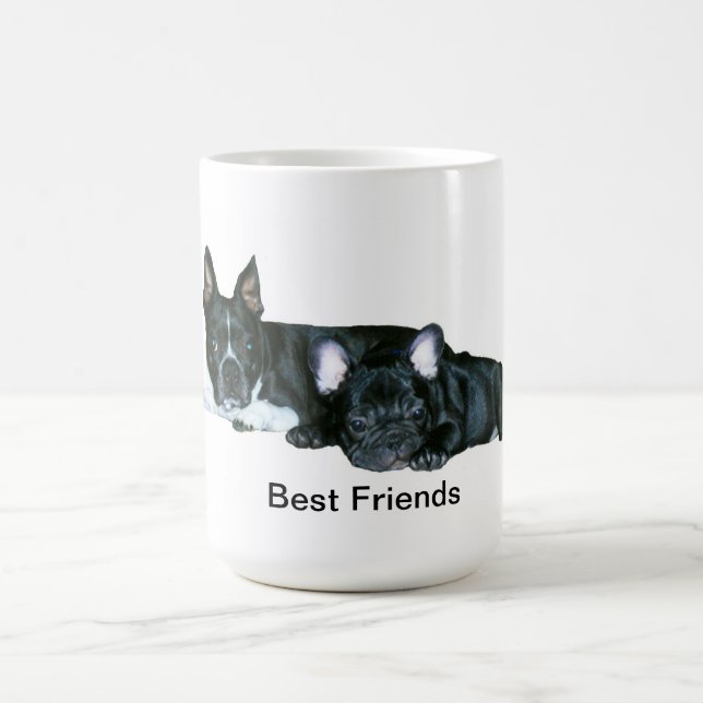 Café Buldogue francês & caneca melhores amigos de (Centro)