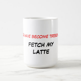 Café Busque minha caneca de Latte