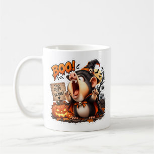 Café 🎃👻 Buu! Caneca de Halloween Muito Fofa para Assu