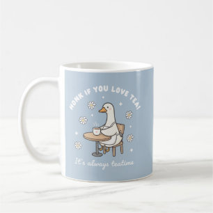 Café Buzine Se Você Ama Chá Caneca de Ganso Fofo