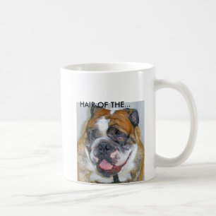 Café CABELO de Sassydog da caneca do buldogue do cão