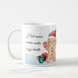 Café Cacau quente, Meias quente - Caneca de Natal