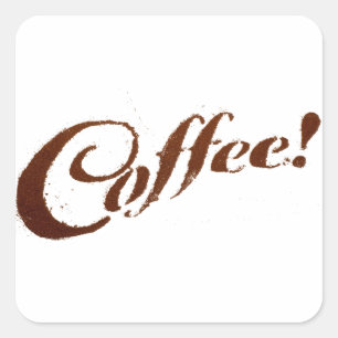 Café Café - Adesivos Quadrados