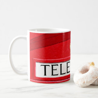 Café Caixa de telefone vermelha - caneca britânica