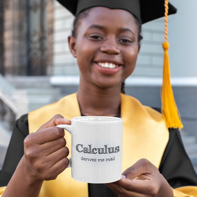 Café Cálculo Me Deixa Louco Caneca de Estudante (Criador carregado)