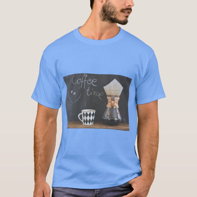 Café – Camiseta dos Amantes de Energia Matinal (Frente)