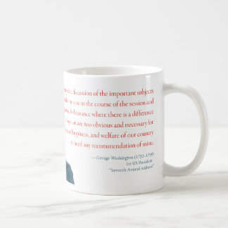 Café Caneca #10 "civismo " de George Washington