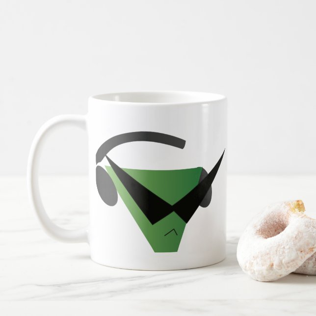 Café Caneca 11oz cerâmica clássica de ReeZen por (Com Donut)