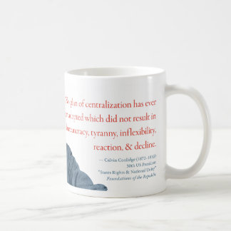 Café Caneca #12 "centralização " de Calvin Coolidge