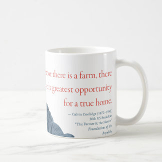 Café Caneca #13 "fazenda " de Calvin Coolidge